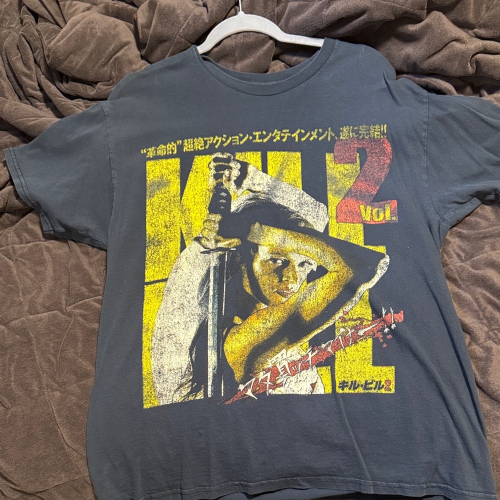 Rails Men's Graphic Tee in Charcoal with Yellow and Red Print